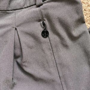 Pleated-Front Gray Lululemon Woven Trousers